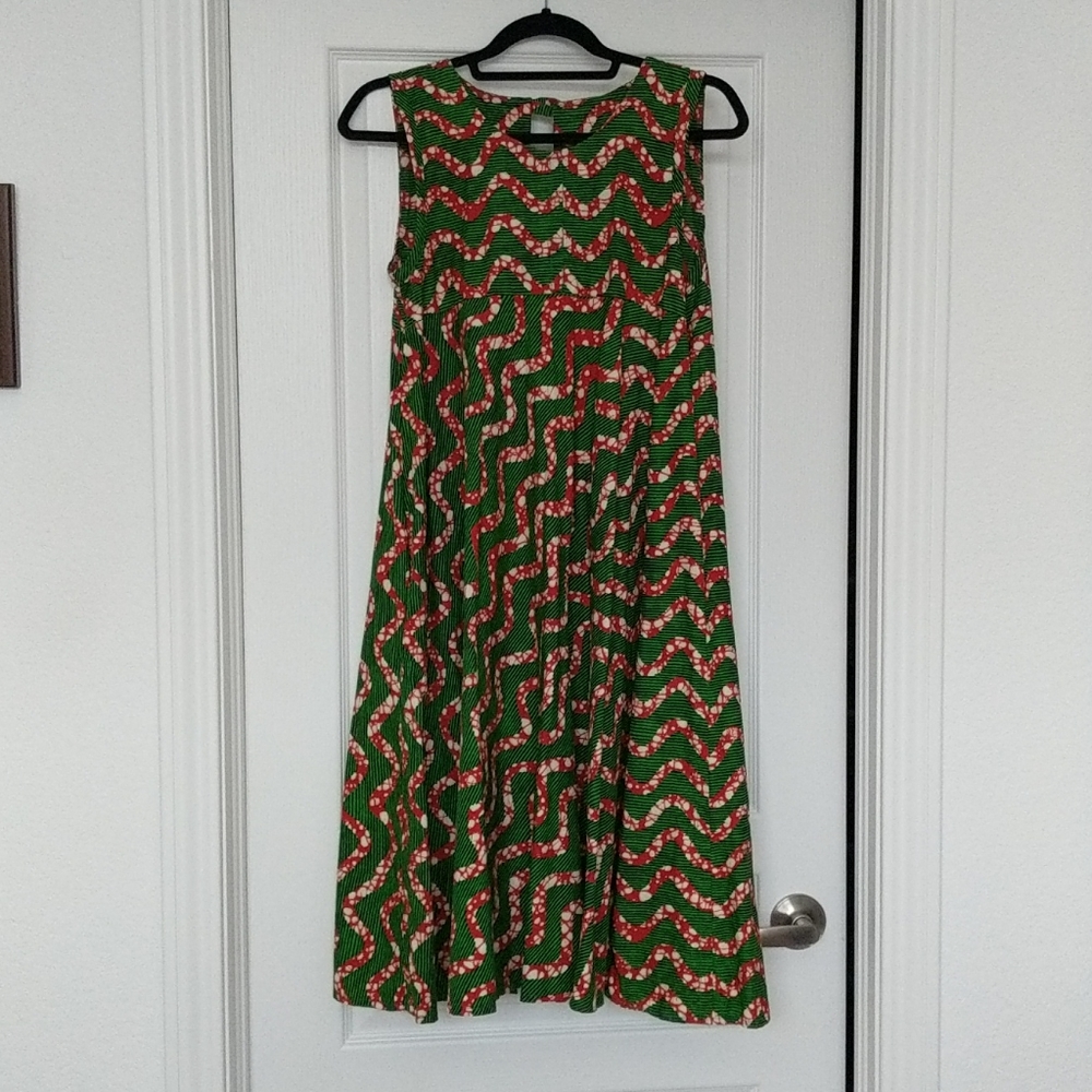 Original African fabric printed summer dress